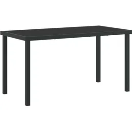 vidaXL 5-teiliges Garten-Dining-Set Grau Poly-Rattan