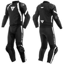 Dainese Avro 4 2-tlg. matt-schwarz/matt-schwarz/weiß 110
