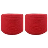 vidaXL Seil 2 Pcs Kletterseil Rot