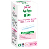 Love & Green Bio-Tampons, hypoallergen, mit Applikator, 16 Stück