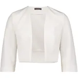 Vera Mont Bolerojacke mit Kellerfalten Weiß L