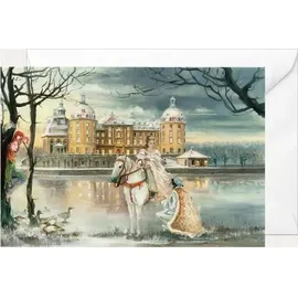 Olewinski & Tochter - 2739 - Weihnachtsklappkarte 'Drei Haselnüsse für Aschenbrödel'