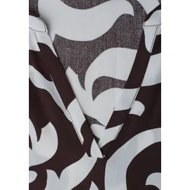 STREET ONE Maxikleid mit allover Print Braun 38