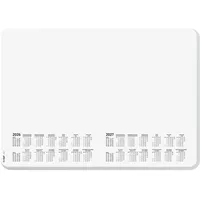 Sigel H6501 Schreibunterlage Papier Punktraster (B x H) 42mm x 29.70cm 2026, 2027 30 Blatt mit Kalendarium für / 27 weiß,