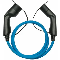 kabelmeister E-Auto-Ladekabel Mode 3, Typ 2 Stecker an Buchse, 3-phasig, 32 A, 2