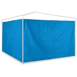 relaxdays Pavillon Blaue Pavillon Seitenteile 2er Set blau