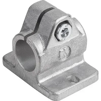 ROHRVERBINDER MIT FLANSCH M=50 G=35 L=41 ALUMINIUM, FÜR RUNDROHRE, KOMP:STAHL, A=16,1