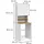 Vicco Waschmaschinenschrank Viktor 68 x 88,2 x 60 cm Weiß/Artisan