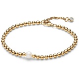 Pandora Armband PANDORA Timeless Kugelarmband für Damen mit Perle, IP Gold goldfarben 20 cm