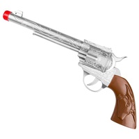 Boland 54339 - Pistole Sheriff, Größe circa 29 cm, Attrappe, Waffe, Polizei, Wilder Westen, Cowboy, Kostüm, Karneval, Mottoparty