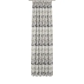 Wirth Vorhang WIRTH "Berlare", braun, B:132cm H:155cm, Baumwolle, Polyester, Gardinen, nach Maß