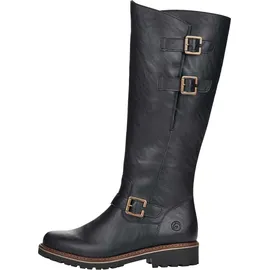 REMONTE Damen R6590 Kniehohe Stiefel schwarz / 01, 39