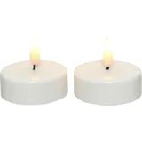 Kaemingk LED-Teelicht 5,5 cm weiß