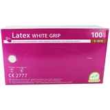 Medi-Inn Latex white grip Einmalhandschuhe 100 St