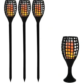 Starlyf Solarleuchte schwarz 1er Set LED fest integriert