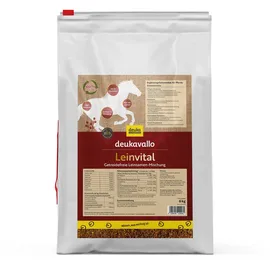 deukavallo Leinvital 6 kg | Pferdefutter | stärke- und zuckerreduzierte Leinsamen-Mischung für Verdauung und Stoffwechsel | getreidefrei | unterstützt Muskelaufbau + Fruchtbarkeit...
