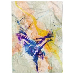 Sinus Art Handtücher SplashArt Sport Handtuch Strandhandtuch Saunatuch Kuscheldecke Kunstvoll Breakdance Sport, Baumwolle-Polyester-Mix (1-St), Handtuch 70 cm x 140 cm