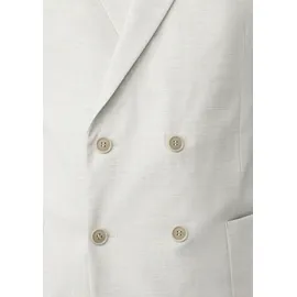 s.Oliver s.O PURE: Zweireihiges Sakko im Slim Fit - creme - 52