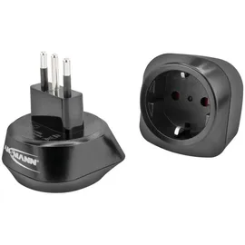 Ansmann 1250-0035 Reiseadapter EU to IT