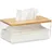 Relaxdays Tücherbox transparent