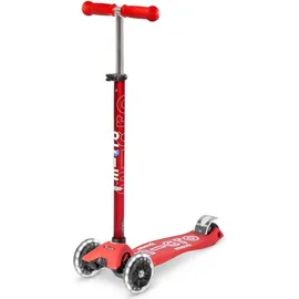 Micro Mobility Maxi Micro Deluxe LED rot