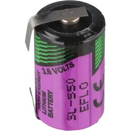 Tadiran Batteries Tadiran LTC SL-550/T, Herst.Nr: 1110550200 mit Lötfahnen U-Form