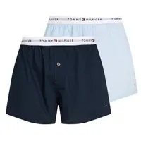 Tommy Hilfiger 2P Signature Boxer Shorts Blau Baumwolle Large Herren