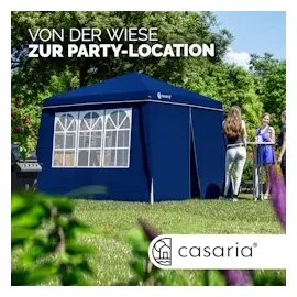 CASARIA Capri 3 x 3 m inkl. Seitenteile blau