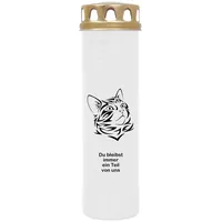HS Candle Grabkerze GK-03859 (1-tlg), Grabkerze Brenndauer 170 Stunden mit Motiven