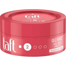 Schwarzkopf taft Gel Wax 75ml Strahlender Glanz Halt Stufe 2 Glanz Stufe 5