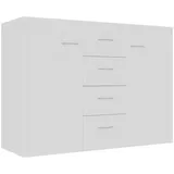 vidaXL Sideboard Weiß 88x30x65 cm Holzwerkstoff