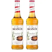 Monin Sirup Créme Brûlée, 0,7 Liter (Packung mit 2)