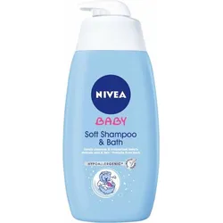 Nivea, Shampoo, Baby Soft Shampoo & Bath (500 ml, Flüssiges Shampoo)