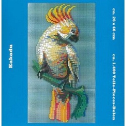 Stick it Steckpuzzle Kakadu, 1400 Puzzleteile, Bildformat: 26 cm x 46 cm