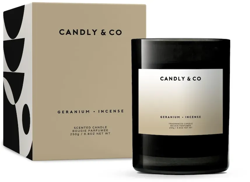 Candly&Co No.1 Geranie, Weihrauch Kerzen 250 g