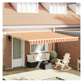 vidaXL Einziehbare Markise 400 x 300 cm gelb und orange