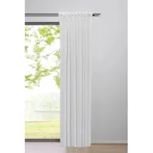 MYDECO Schlaufenschal Leinen Weiß 245 cm x 135 cm