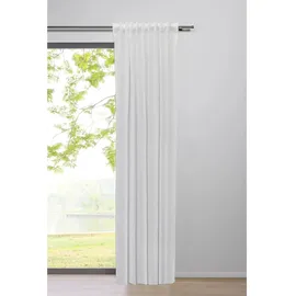 MYDECO Schlaufenschal Leinen Weiß 245 cm x 135 cm