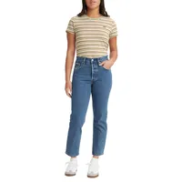 Levi's Jeans 7⁄8 Crop 501 in blauem Stonewash-W29 /