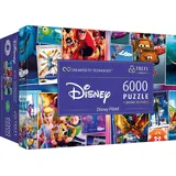 Trefl Puzzle Disney Pixar Animationsgalerie 6000 Teile - Cartoon JigsawMix