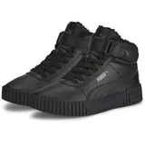 Puma Carina 2.0 Mid-Top Sneaker gefüttert Mädchen black/black/dark shadow 38