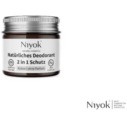 Niyok Deodorant 2in1 Schutz Kokos parfumfrei