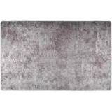 vidaXL Teppich Waschbar Antibakteriell Schalldämpfend Kurzflor Wohnzimmerteppich Flurteppich Läufer Bodenteppich 160x230cm Grau