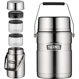 Thermos Thermobehälter für Essen silber 1,2 l