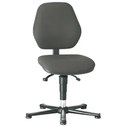 Drehstuhl Basic 1 mit Gleiter, ESD, rot, Permanentkontakt/Neigung - rot