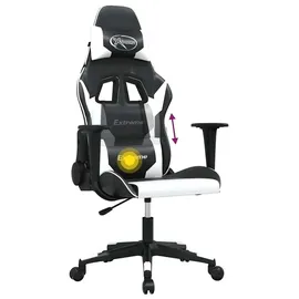 vidaXL Gaming-Stuhl Kunstleder Schwarz