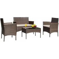 Hti-Living Maceira Set 4-tlg. Braun