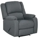 Homcom Relaxsessel mit Liegefunktion, Leinenoptik,