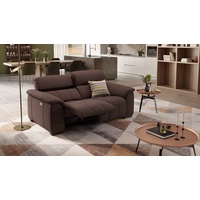 Stoffsofa MINORI 2-Sitzer Relaxsofa Designer Sofa - braun