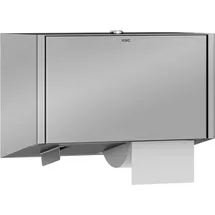 KWC AR WC-Großrollenhalter, EXOS, Edelstahl, 325x346x130 mm, Aufputz, Rolle 280 mm